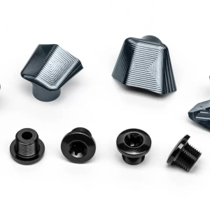 ABSOLUTE BLACK bolt covers SHIMANO Ultegra R8000 sivi